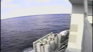 bridge view of ESSM firing
