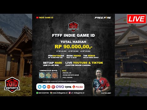 LIVE HARI INI : Fast Tournament Free Fire - 15 Januari 2025 | 21.00 WIB