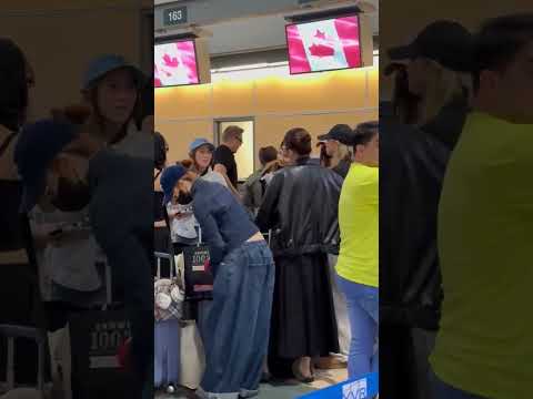 BINI Spotted at Vancouver Airport 🇨🇦 | Heading Back to the Philippines 🇵🇭 #BINIAtTheAirport