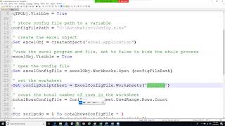 UFT Data Driven Testing For Beginners, Lesson 12: Writing the driver scripts