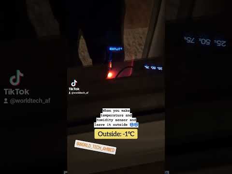 🥶🥶Test my Weather station outside 🥶 🥶