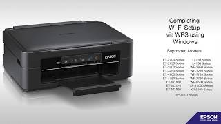 Completing Wi Fi WPS Setup using Windows