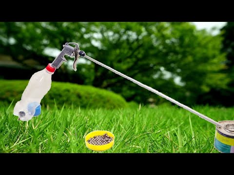 How to Make a Strong Slingshot from a Bottle of Coca Cola, DIY Building