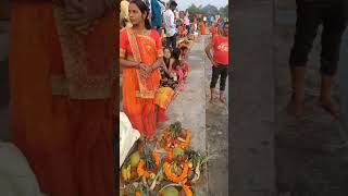 Chhath Puja 🙏#chhathpuja #chhathimaiya #bhojpurisong #trending #trendno1 #shorts
