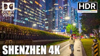 Shenzhen, China 4K HDR｜Walking in Asia's most modern city at night