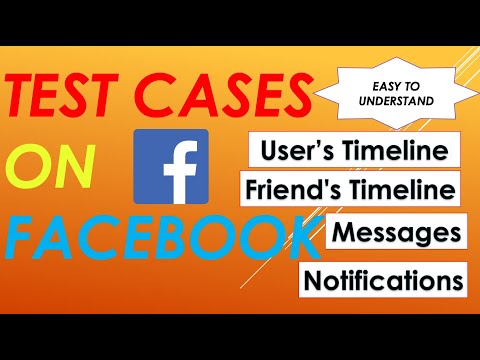 Test Cases on Facebook | Timeline | Notifications | Messages