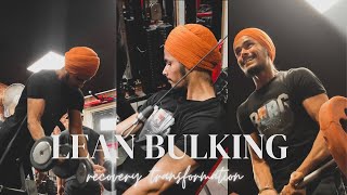 Finally i start lean bulk | recovery tranformation | urban gagan