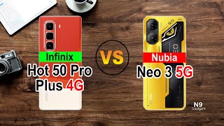 📱 Infinix Hot 50 Pro Plus 4G VS Nubia Neo 3 5G ⚡ Full Comparison ⚡ Which one?🔥