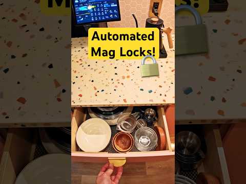 Mag Locks in a van using #homeassistant #homeautomation #vanbuild #vanconversion