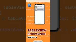 Видеокурс на Udemy - “Как создать TableView программно – Swift 5” / it-guru.kz