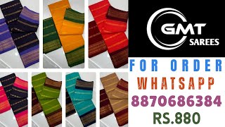 Sungudi cotton sarees | Velthari design work | For order whatsapp 8870686384 | Gmt sarees