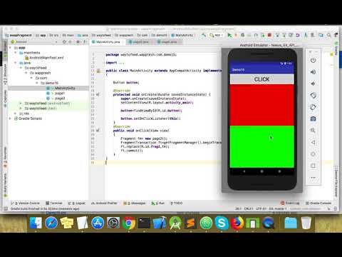 Android Swap two fragment simultaneously