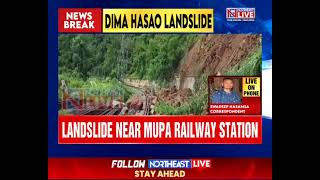Landslide Hits Mupa Station in Assam’s Dima Hasao; Train Services Halted. Latest Update