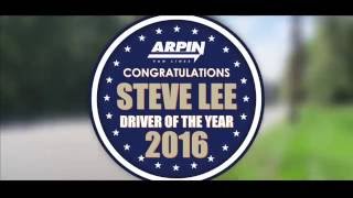 Arpin's 2016 Driver of the Year - Steve Lee