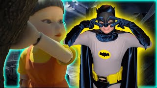 BATMAN PLAYED RED LIGHT GREEN LIGHT GAME #squidgame