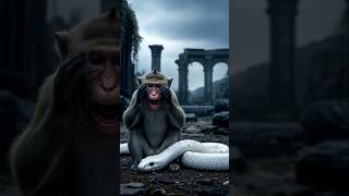 Sandstorm Destroy Snake And Monkey,s House in Desert 😭#ai #shorts #viral