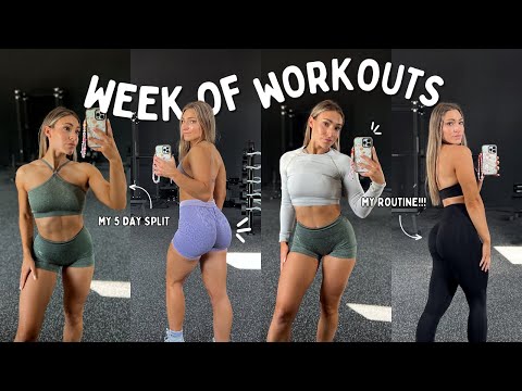 Week of Workouts | 5 Day Summer Workout Split + Workout Walk Through