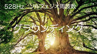【グラウンディング 瞑想】マインドフルネス瞑想　528 hz ソルフェジオ周波数　地球と繋がる　バランスを取り穏やかな波動へ誘導