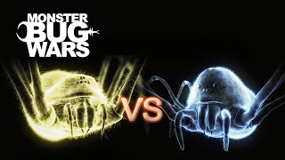 Rufus Comb Footed Spider Vs Spitting Spider | Monster Bug Wars