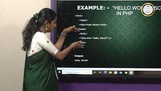 PHP: HYPERTEXT PREPROCESSOR - Dr R M Gomathi