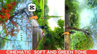 Cinematic  Soft Glow + Green Tone Colour grading Video Editing  | CINEMATIC GLOW Effect Tutorial|