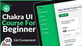 Chakra UI For Beginner Course #5 - List Component