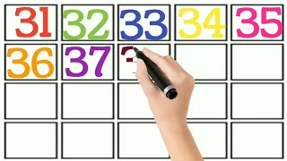 Write and learn Numbers 31 to 50/Number Counting /Learn Numbers/Writing Numbers/Numbers Counting