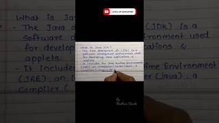 What is Java JDK ? | #MobileAppDevelopment #AppDev #MobileDev #AndroidDev#short#shorts#chapter2