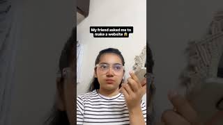 I made a website using AI😳 #codeprep #codingtips #workfromhome #correctcoding #codingday