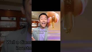 How to save BIG with a mossanite vs. diamond engagement ring #financetok #learnontiktok