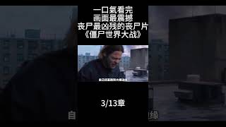 3/13章 一口氣看完画面最震撼丧尸最凶残的丧尸片《僵尸世界大战》#我的观影报告 #每日推荐 电影 #丧尸 #电影解说 #一口气看完系列