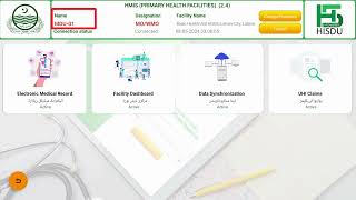 2.2. Getting Started: Homescreen- PSHD Punjab HMIS for Primary Care