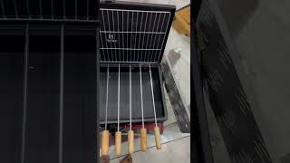 Portable Charcoal Barbeque Grill | Foldable BBQ #shorts #portable