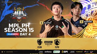 🔴 LIVE | MPL PH S15 | FILIPINO - Playoffs Day 4