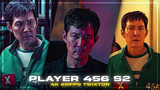 Player 456 4K Scene Pack || 4K 60fps Twixtor || Squid Game Season 2 || Gi-hun Scene Pack 