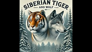Siberian Tiger and Wolf