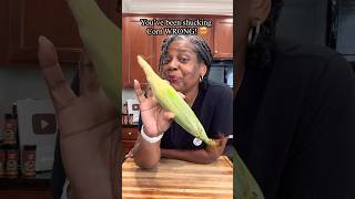 You’ve been Shucking Corn WRONG! 🤯 #shorts