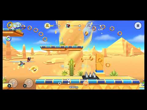 Sonic Runners Gameplay _ Chapter 3 so hard