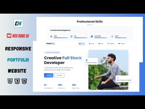 🚀 My Portfolio Website Showcase | Download Source Code & Blog Tutorial