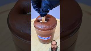 Amazing Chocolate Eiting Challenge Game Video #satisfying #relaxing #cake #asmr #chocolatemirror
