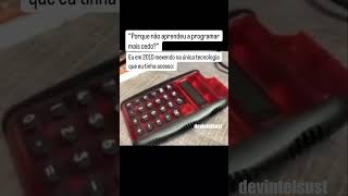 😂 Meu Primeiro "Computador" Era Isso! 🧮💻 #VidaDeDev #TecnologiaNostalgia