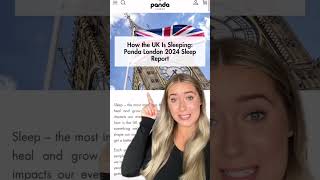 UK sleep stats 2024 with Panda