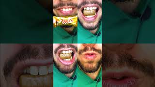 Twixy Twix Mini Golden Chocolate Bar Eating ASMR! | #asmr #twix #chocolate