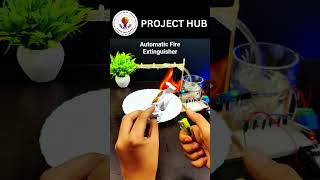 How to Make Fire Extinguisher That Works Automatically #extinguisher #shorts #project #flamesensor
