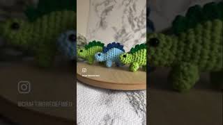 ✨🦖 Crochet Dino Keychain, available at my Etsy Store! ✅ #crochet #amigurumi #amigurumikeychain #fyp