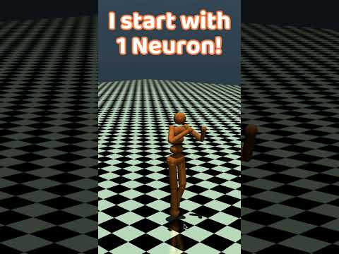 Day One of 1 SUB = 1 Neuron: Watch My AI Learn to Walk!