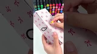 DIY pencil box✏  #shorts #viralvideo  #diy #artshorts #papercraft #diypencilcase #cardboard