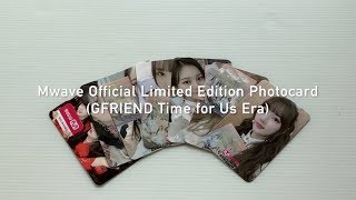 [NEW] GFRIEND MWAVE LIMITED EDITION PHOTOCARDS TIME FOR US ALL MEMBERS + GROUP VERSIONS
