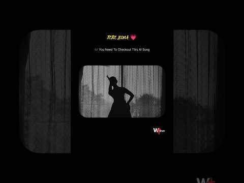 Tere Bina (an AI generated song) #shortsfeed #music #tseries