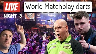 LIVE World Darts Matchplay - Monday 21st July, Night 3
